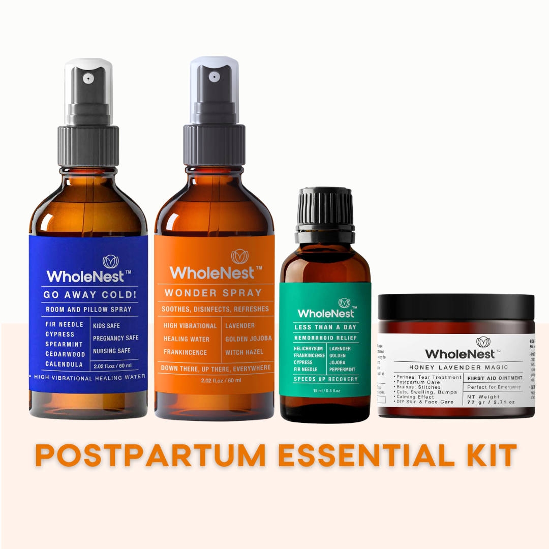 WholeNest Postpartum Essentials - Honey Lavender Magic Perineal Liquid –  Birds & Bees Teas