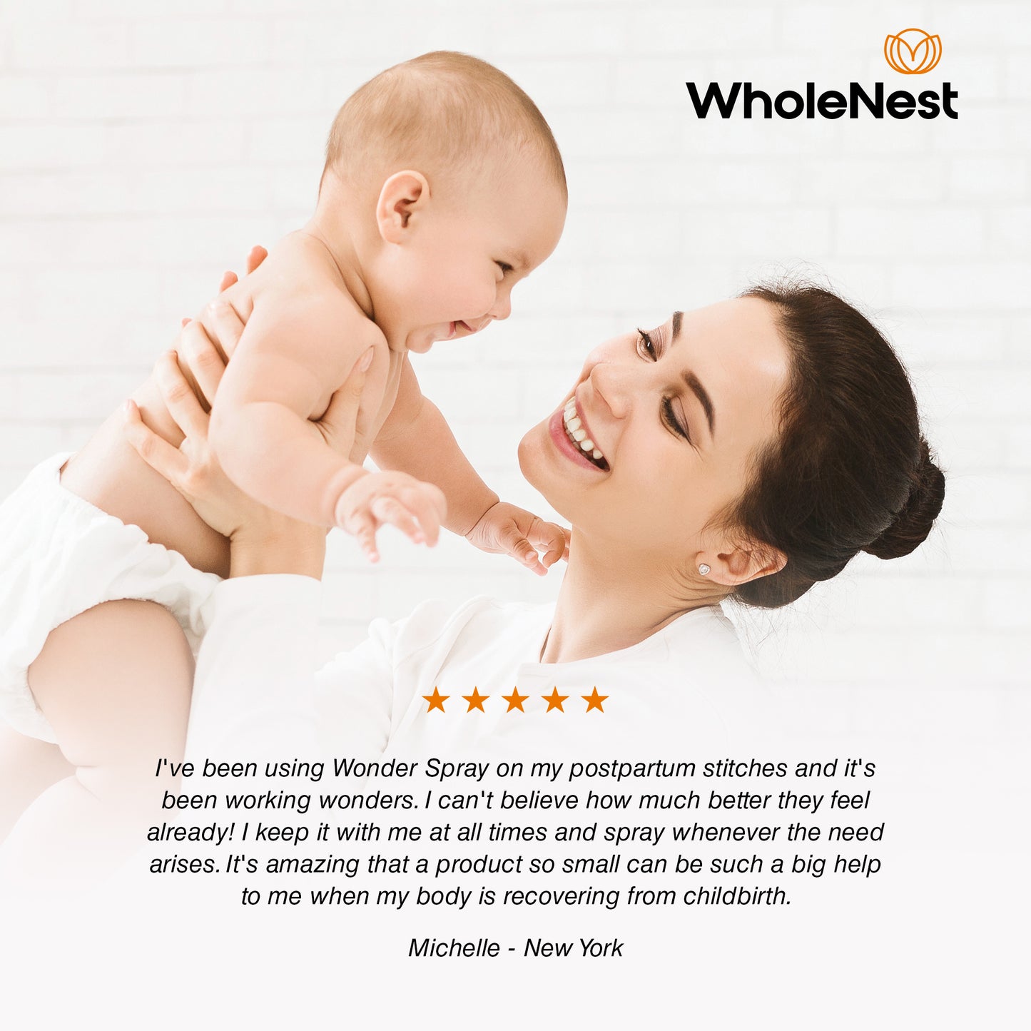 Wonder Spray is unique, powerful, and extremely healing for postpartum care - speeds up healing, reduces itch, swelling, and pain, soothes sore muscles, and gives good hygiene to the perineal area. 