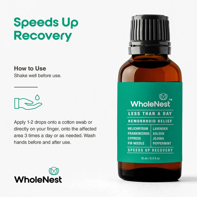 Less Than a Day | Your Natural Hemorrhoid Relief